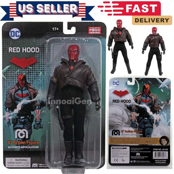MEGO Action Figure Heroes World Greatest Red Hood 8 Fast Shipping - Picture 1 of 5